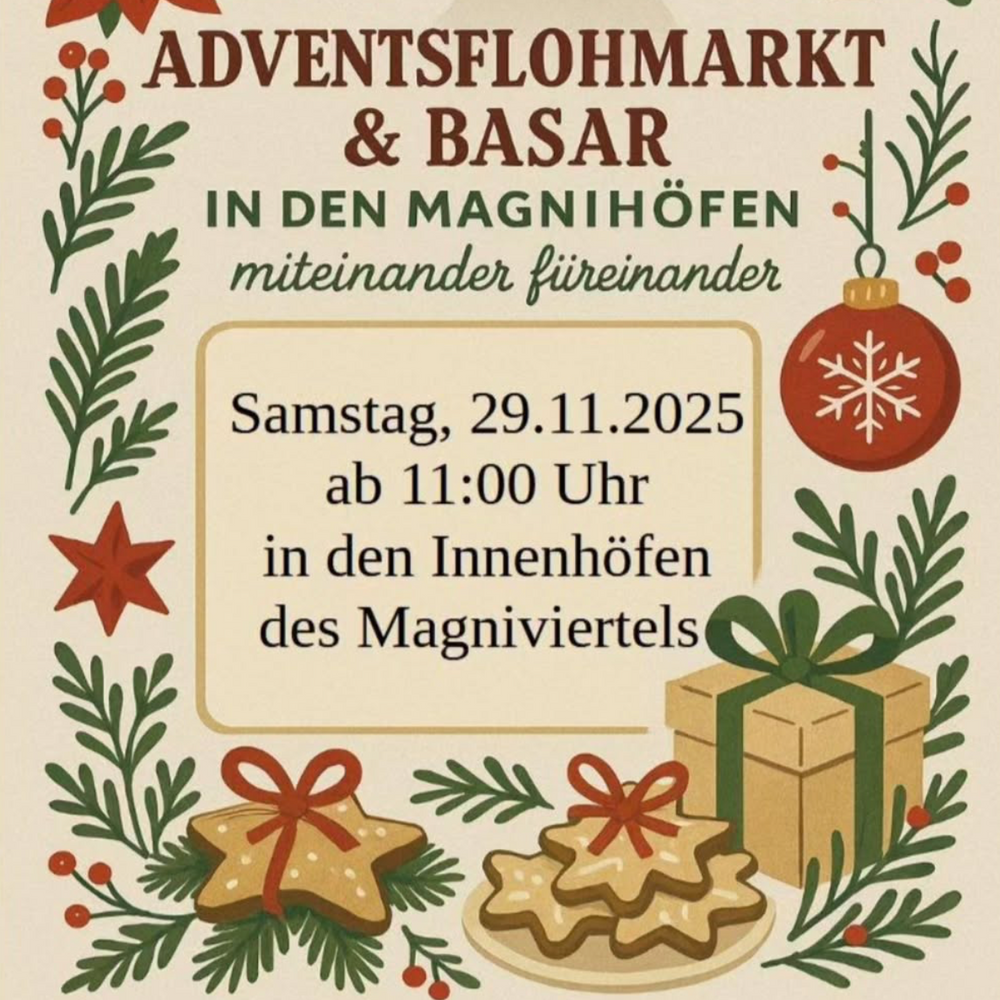 Advents-Flohmarkt im Magniviertel