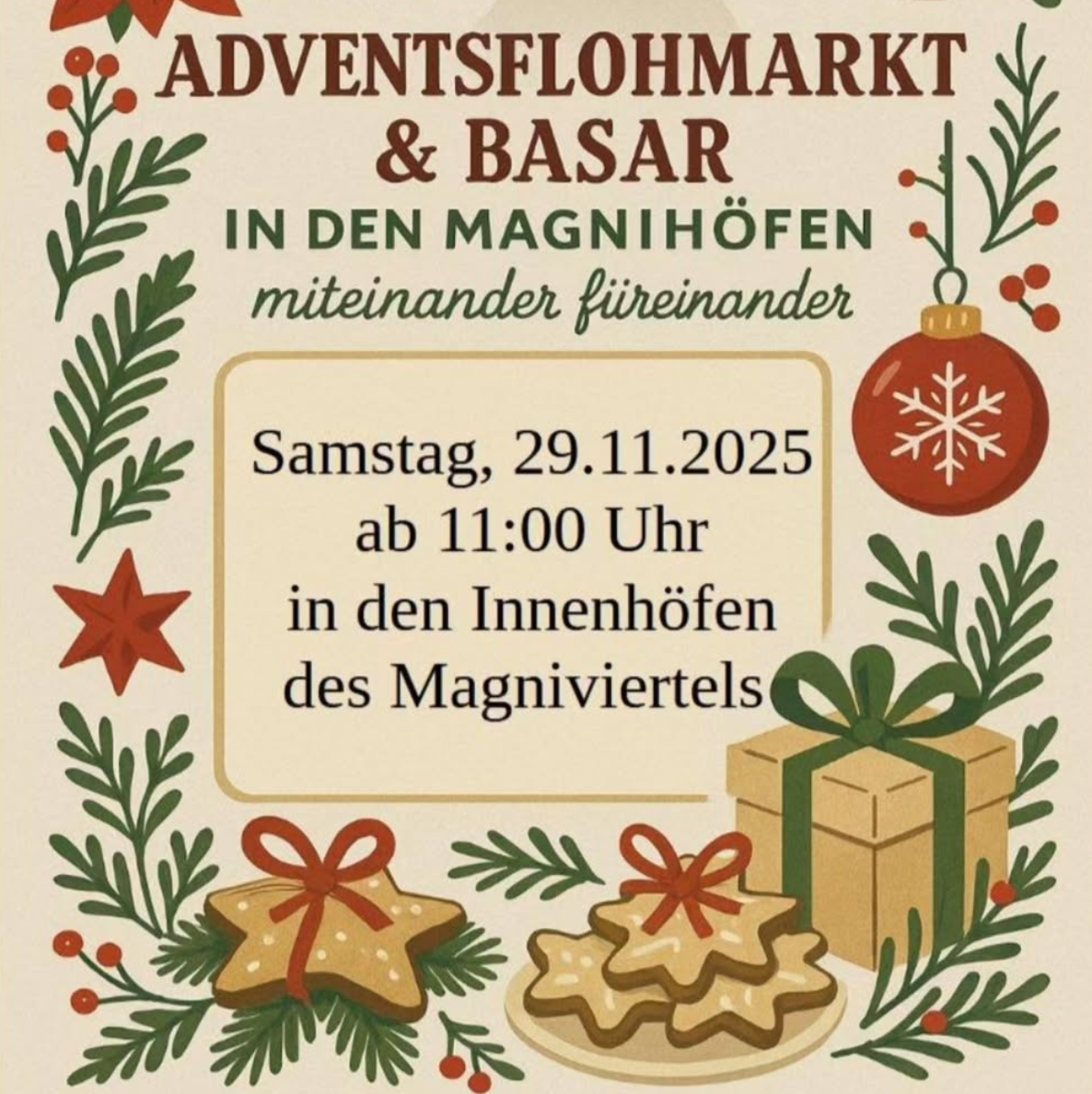 Advents-Flohmarkt im Magniviertel