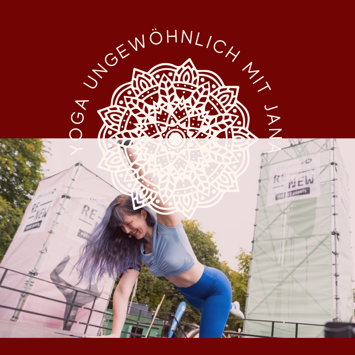 Yoga ungewöhnlich mit Jana