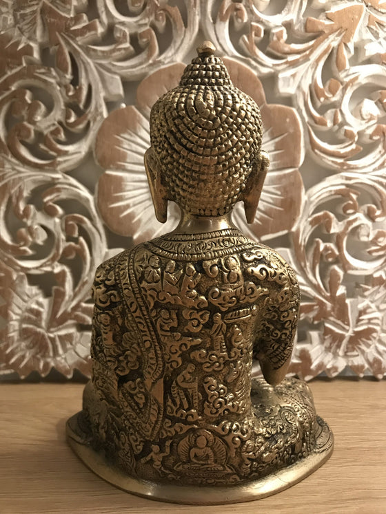 Buddha Messing 18,5cm