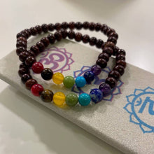  Lokkum Armband Rosenholz Chakra