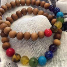  Chakra Armband von Lokkum Sandelholz