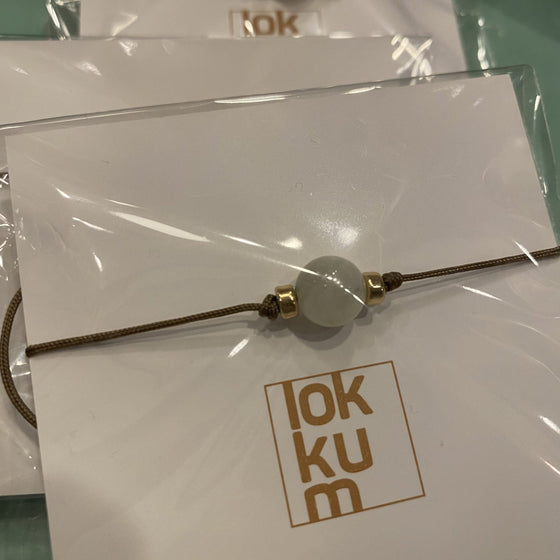 Lokkum Armband single Pearl