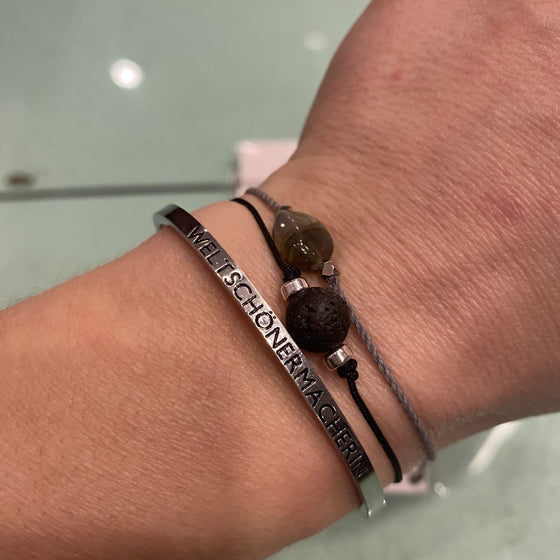 Lokkum Armband single Pearl