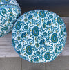 FAIRTRADE Meditationskissen Print lime/petrol