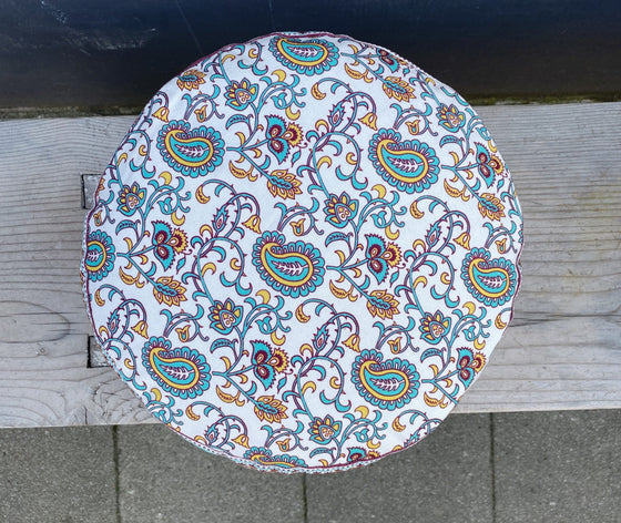 FAIRTRADE Meditationskissen Print orange