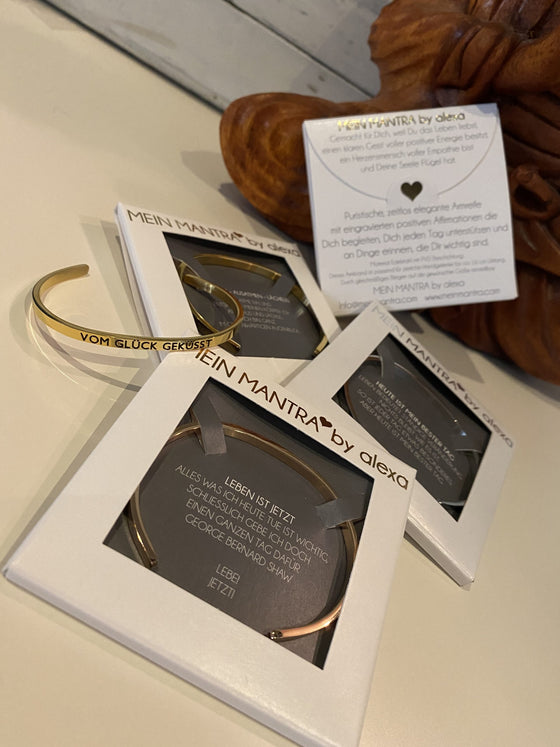 Mein Mantra by alexa - Armreif gold