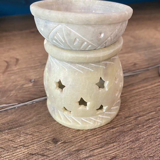 Räucherstövchen Speckstein mit Schale