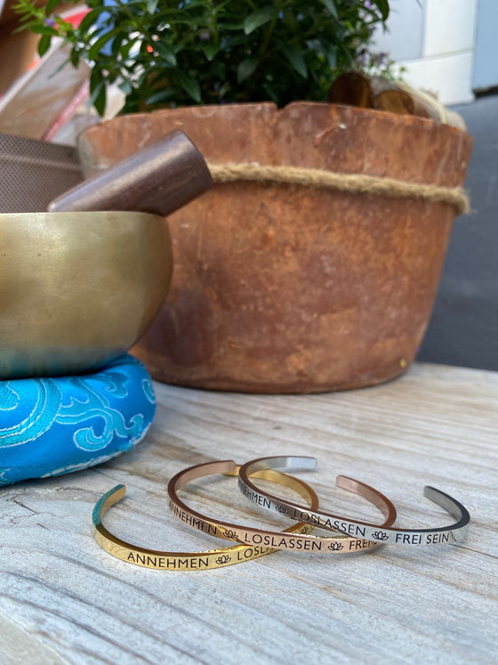 Mein Mantra by alexa - Armreif gold