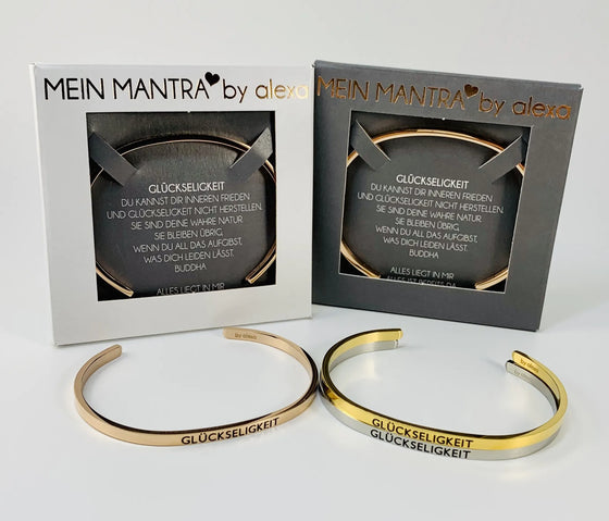 Mein Mantra by alexa - Armreif gold
