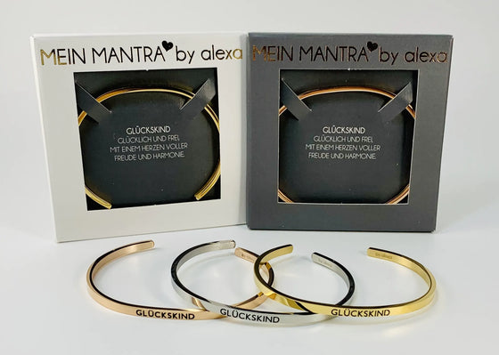 Mein Mantra by alexa - Armreif gold
