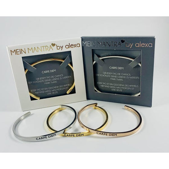 Mein Mantra by alexa - Armreif gold