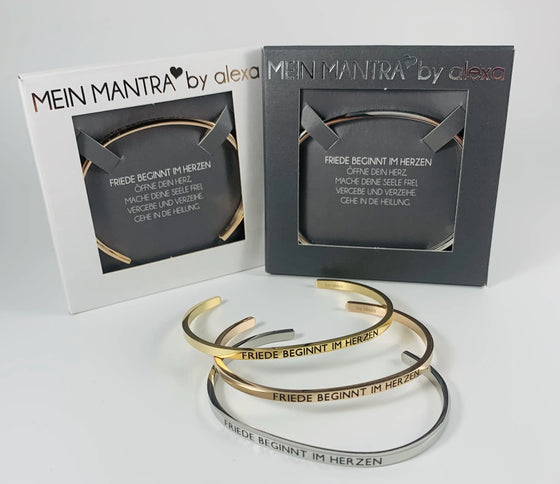 Mein Mantra by alexa - Armreif roségold