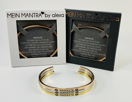Mein Mantra by alexa - Armreif roségold