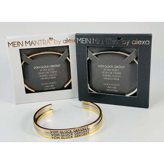 Mein Mantra by alexa - Armreif gold